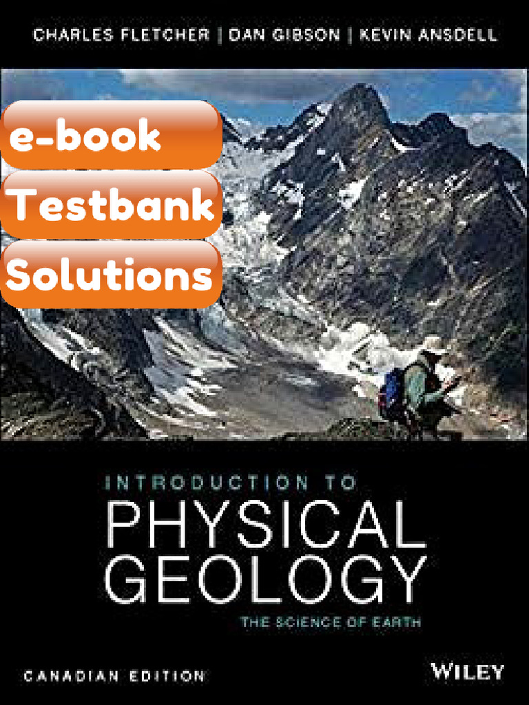 Testbank - Introduction to Physical Geology Canadian Edition | PDF ...