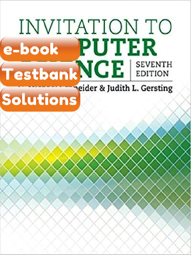 Testbank - Invitation To Computer Science 7th Edition | PDF ...