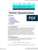 Vector Quantization Design Algorithm LBG