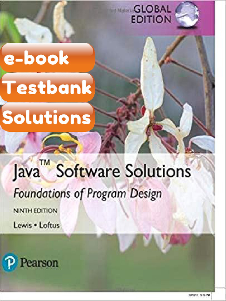 Testbank - Java Software 9th Global Edition | PDF | Subscription ...