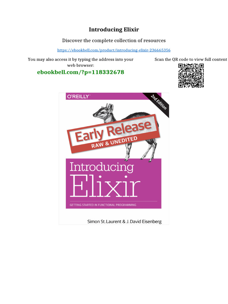Introducing Elixir Download Full Chapters | PDF | Intellectual Property