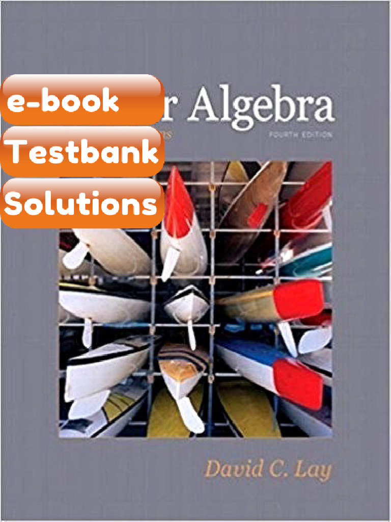Testbank - Linear Algebra and Its Applications 4th Edition | PDF ...