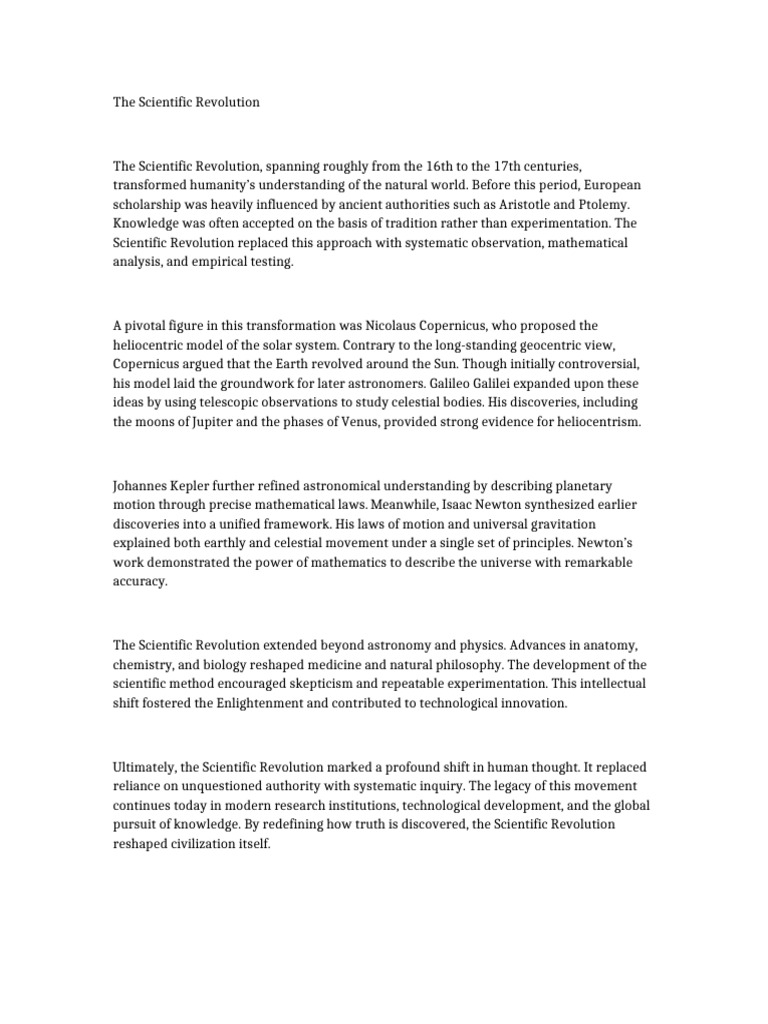 2 The Scientific Revolution | PDF