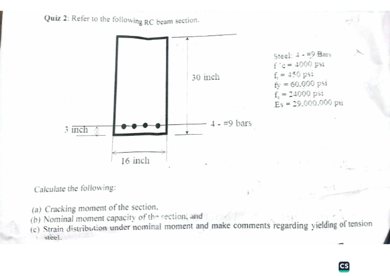 RCC Quiz-02 | PDF