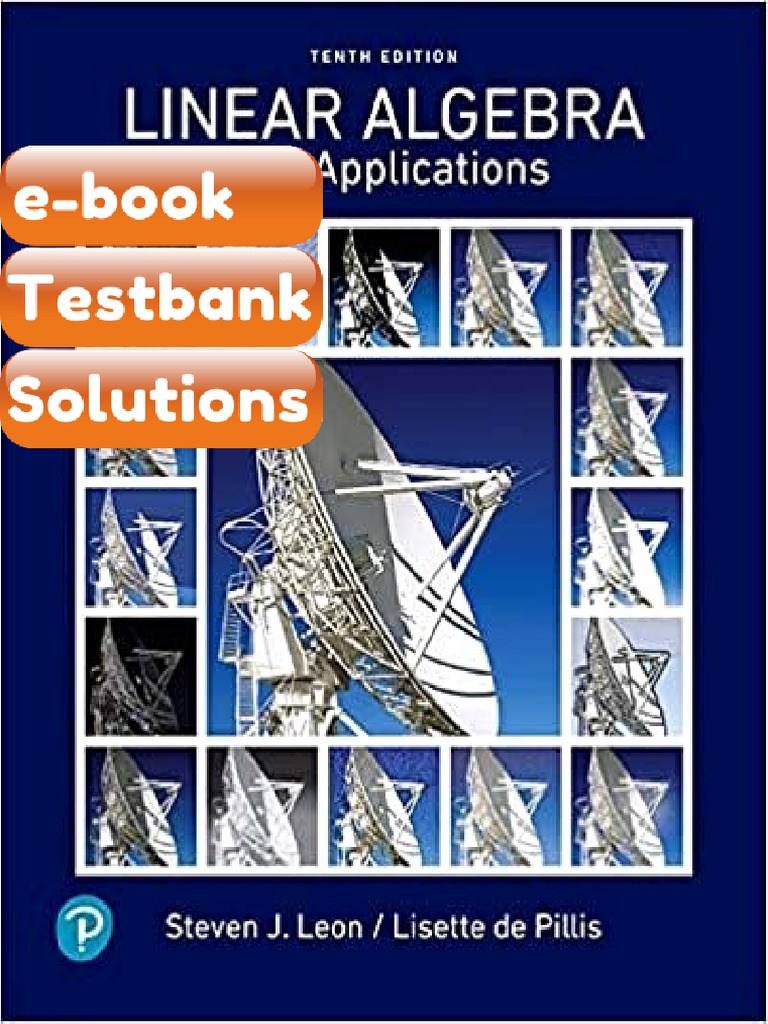 Testbank - Linear Algebra With Applications 10th Edition | PDF ...