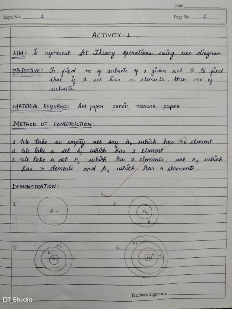 Activity-1 Class XI | PDF