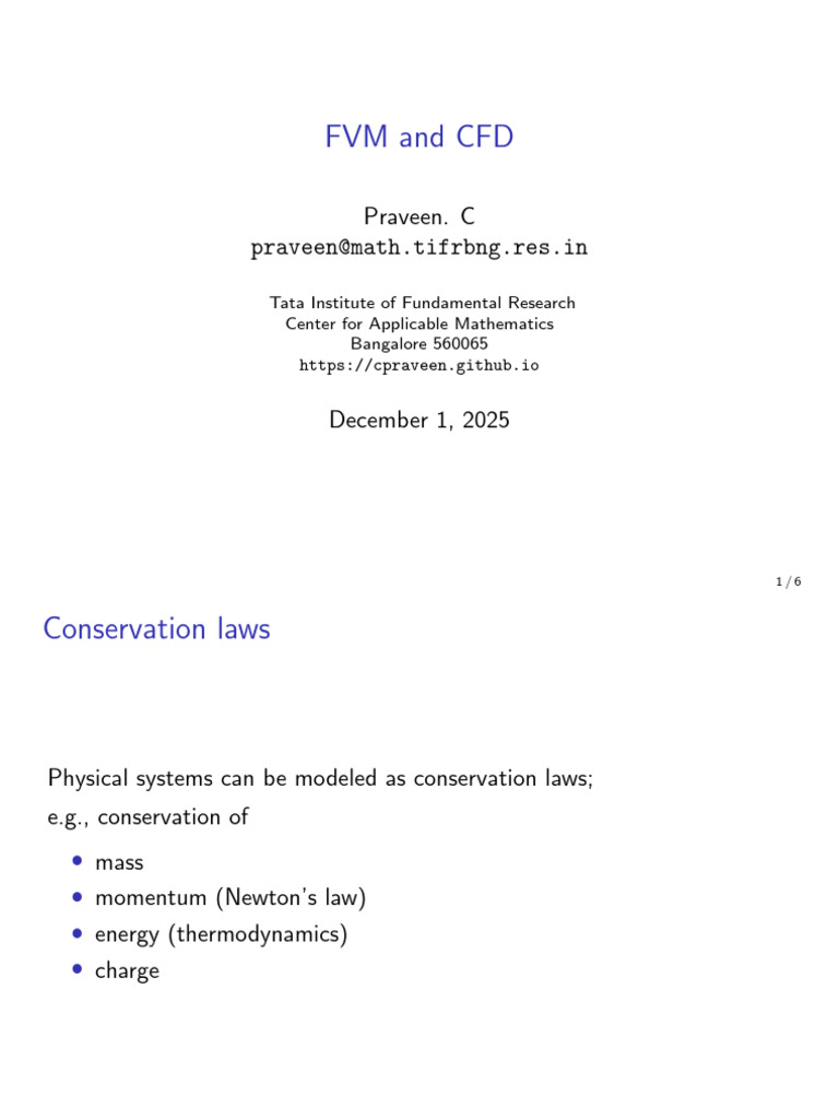 Acfd | PDF | Partial Differential Equation | Nonlinear System