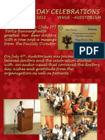 Doctor's Day 2012 Celebration Fortis Bangalore