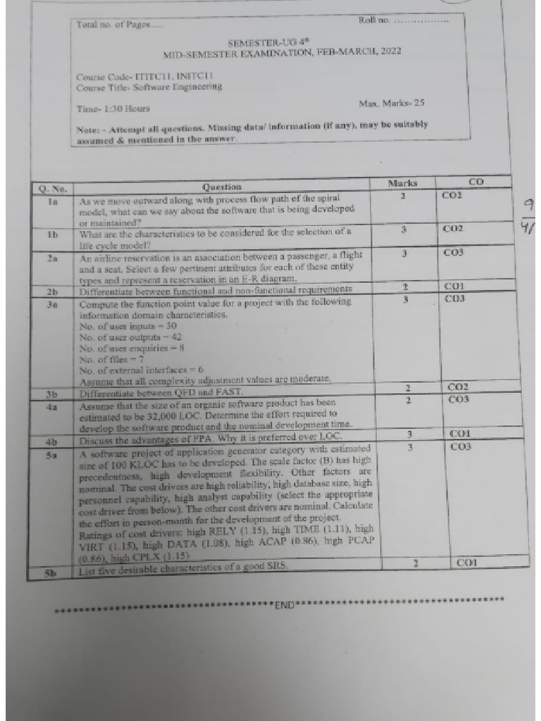 Mid Sem Pyq | PDF