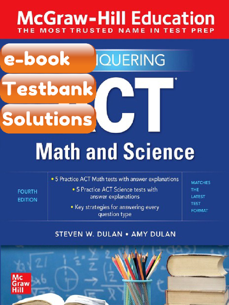 eBook & Testbank Conquering ACT Math and Science Steven W Dulan | PDF ...
