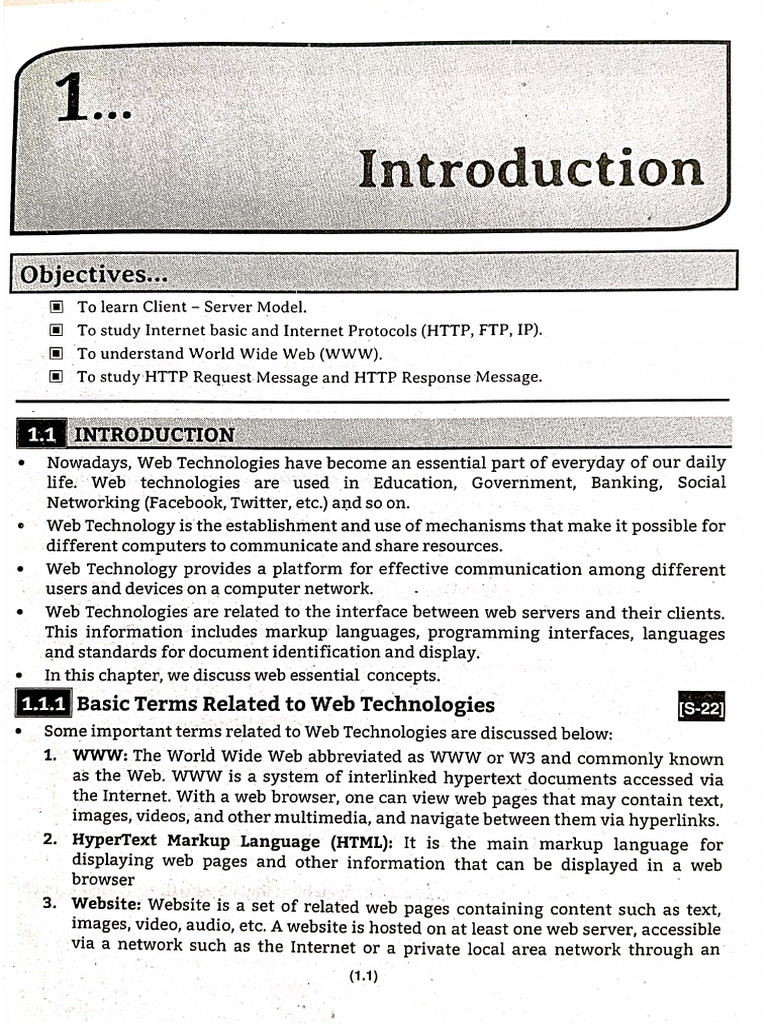 Web Technology | PDF