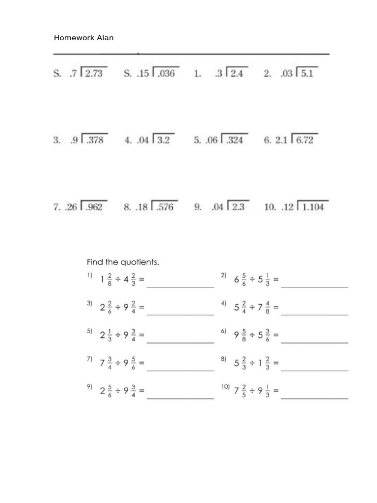 Homework Alan | PDF