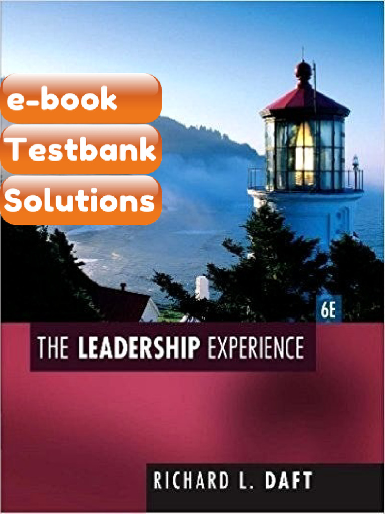 Testbank - The Leadership Experience 6th Edition | PDF | Subscription ...
