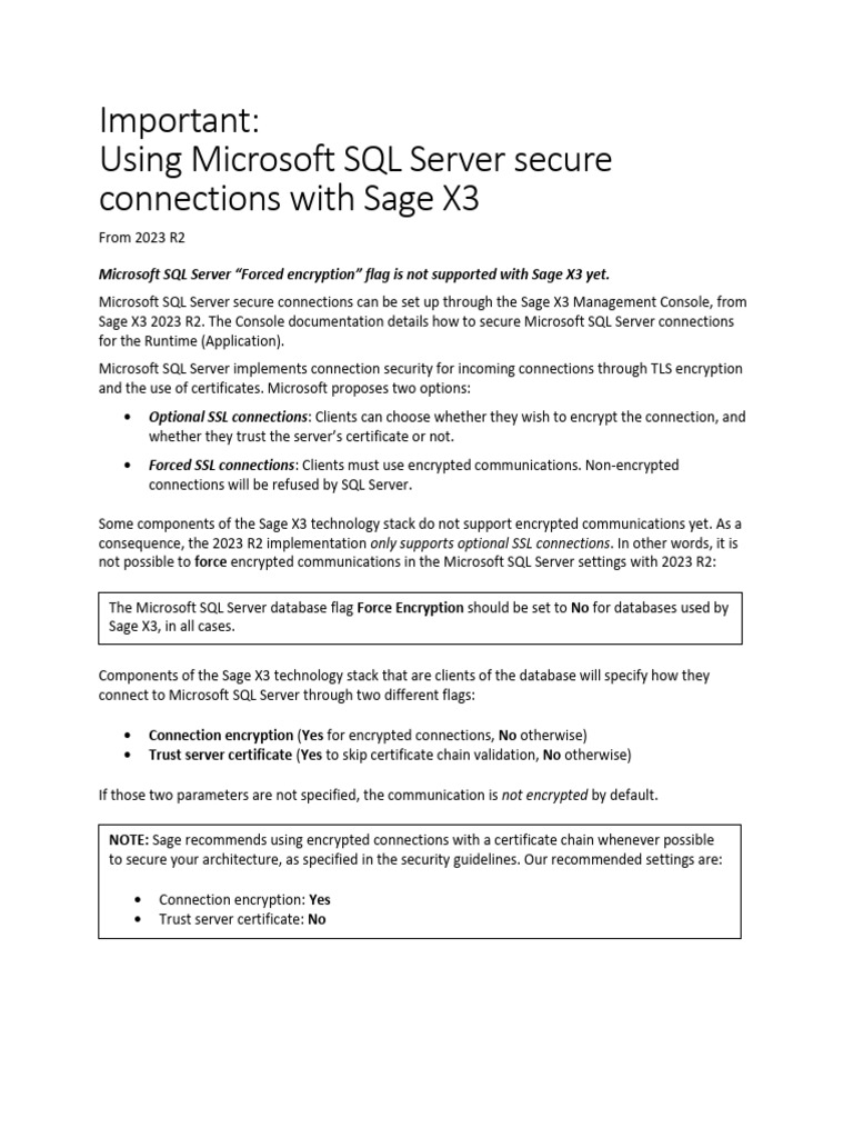 Communication - SQL Server Secure Connections | PDF | Microsoft Sql ...