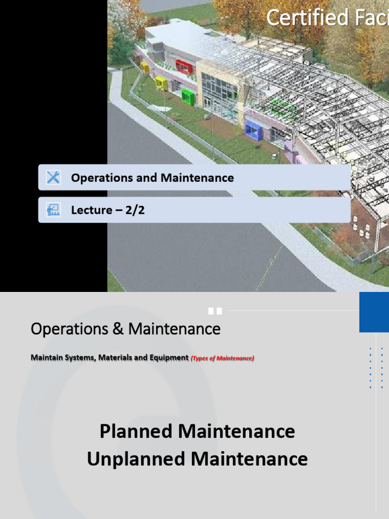 04 - Operation & Maintenance 2-2 | PDF