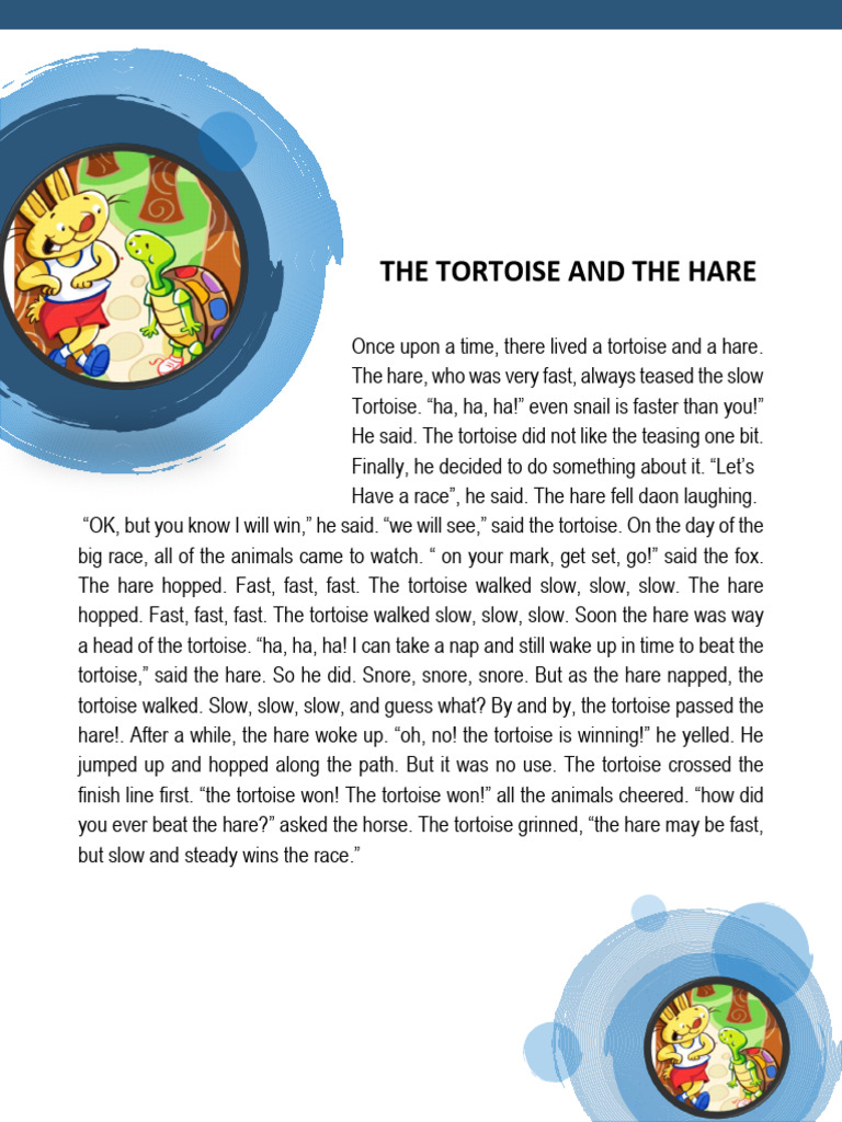 The Tortoise and The Hare New | PDF