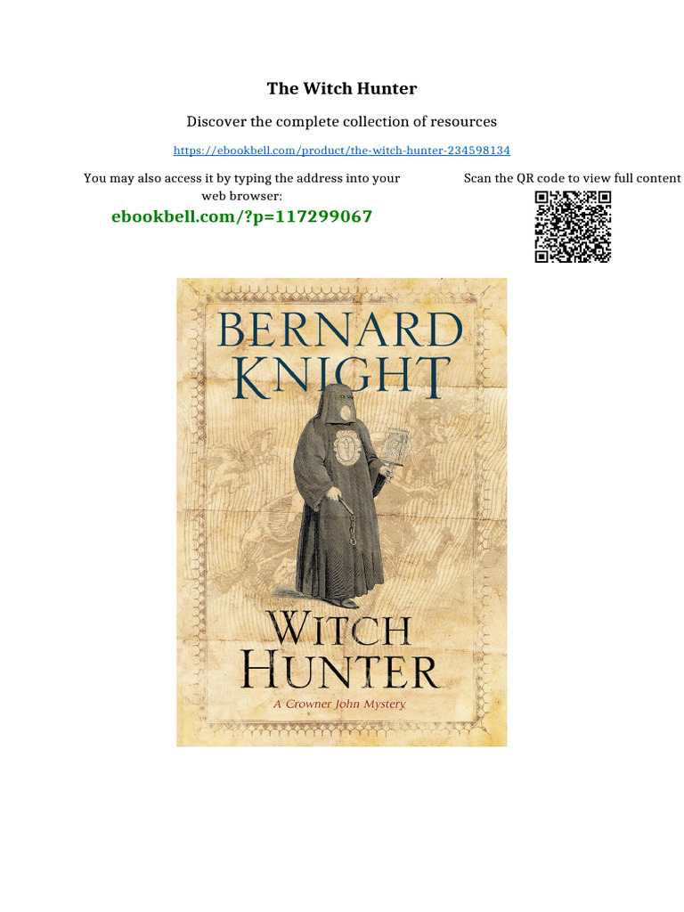 The Witch Hunter Full | PDF | Anglo Saxon People