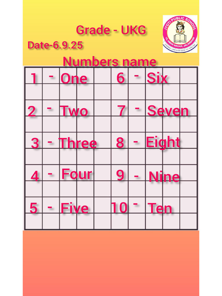 Maths Ukg-2 | PDF