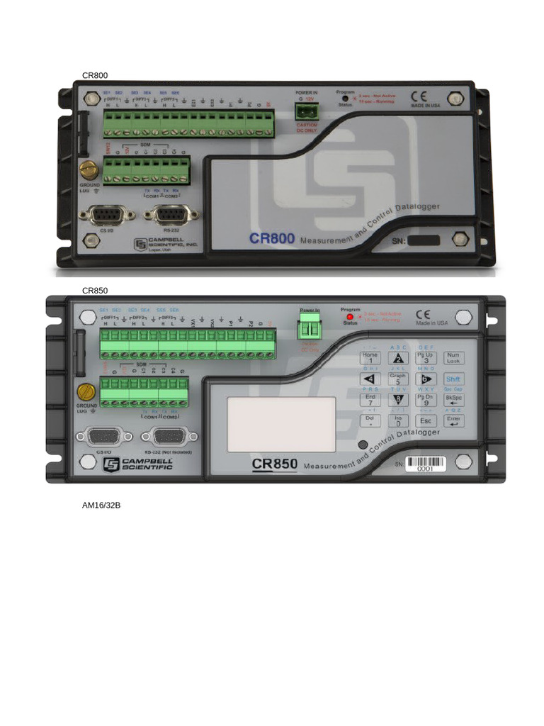 CR800 850 Analog Measurement | PDF