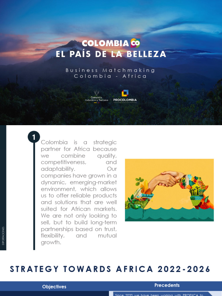 ColombiaAfrica Matchmaking | PDF | Colombia | Economies