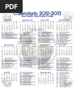 Download Calendario Liga y Champions 2012-2013 Real Madrid y Castilla by Miguel Queipo de Llano SN99783567 doc pdf