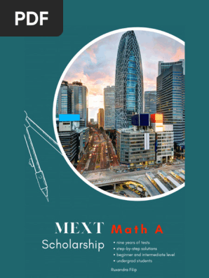 Math A - Undergrad MEXT Scholarship (My Japanese Experience) (Z