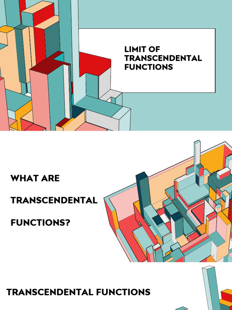 Limit of Transcendental Functions | PDF