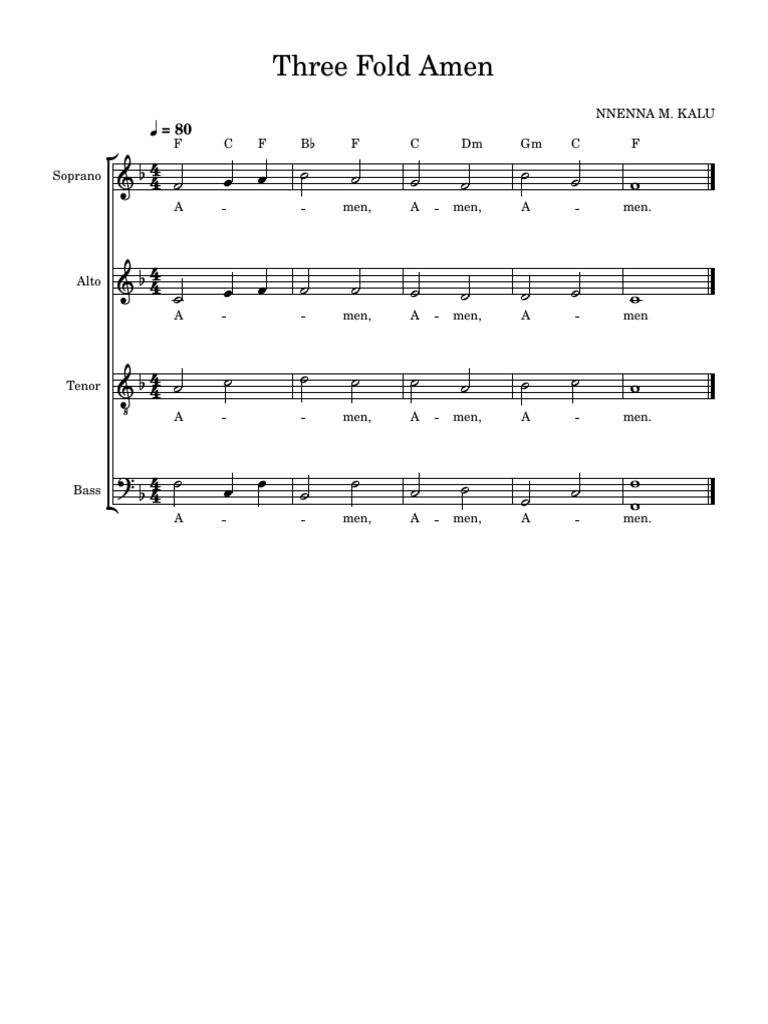Three Fold Amen | PDF