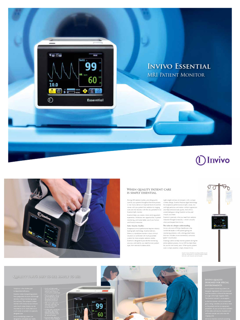 Invivo Essential - Brochure | PDF | Magnetic Resonance Imaging