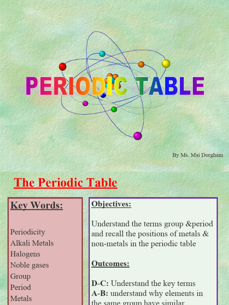 9T - Periodic Table | PDF | Periodic Table | Chemical Compounds