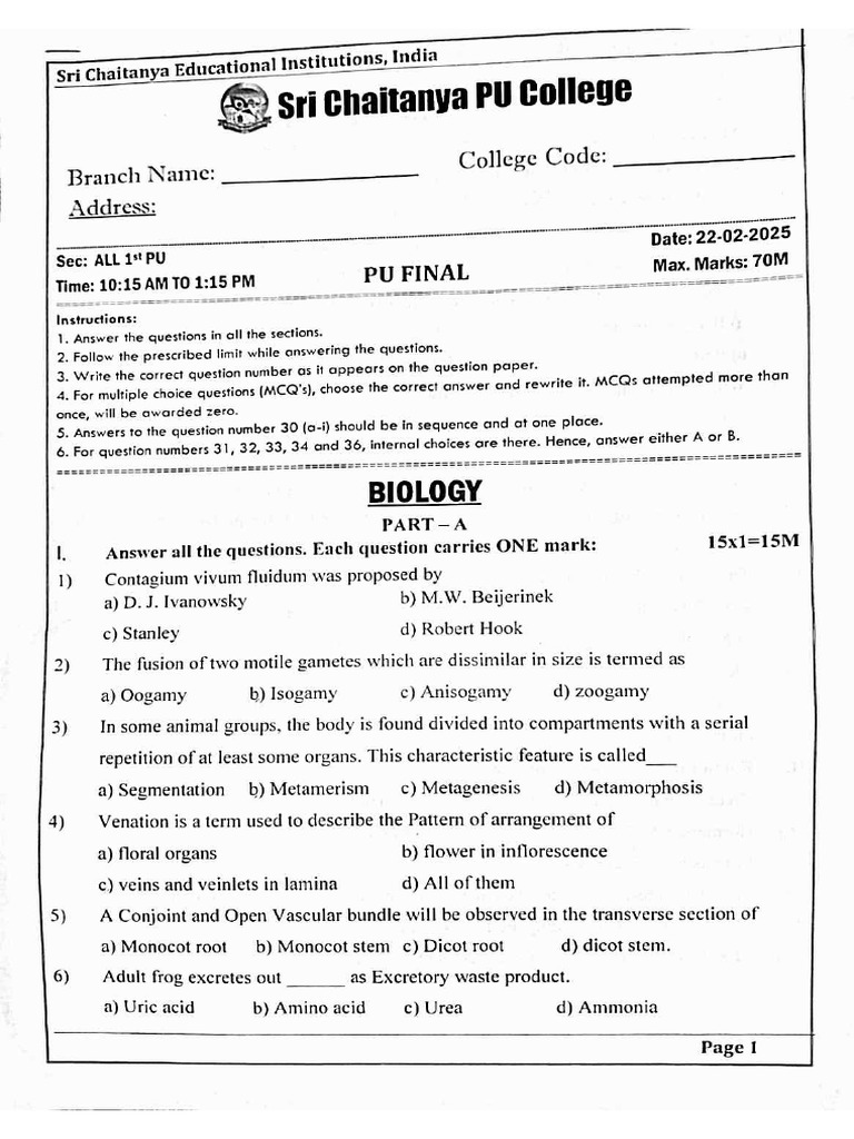 bio final | PDF