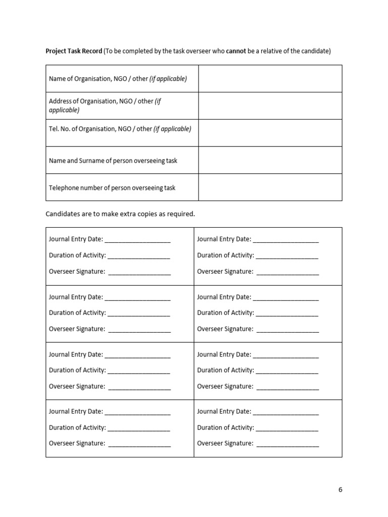 Matsec Project Booklet-6 | PDF