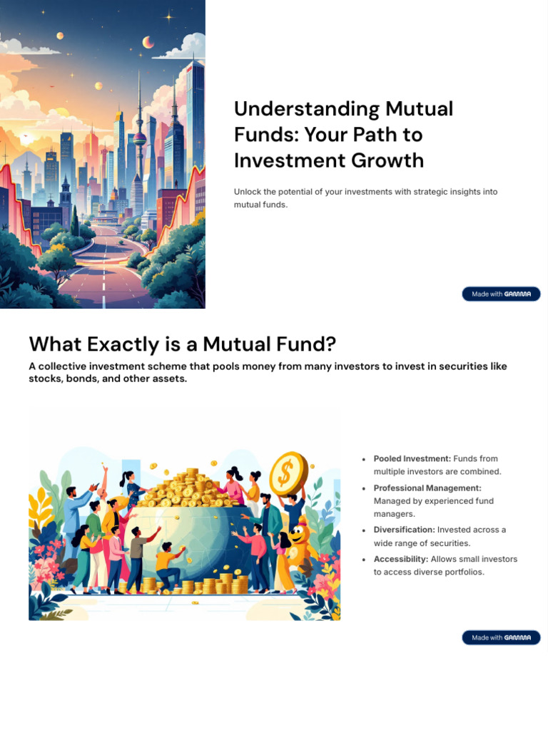 Understanding Mutual Funds Your Path to Investment Growth | PDF ...