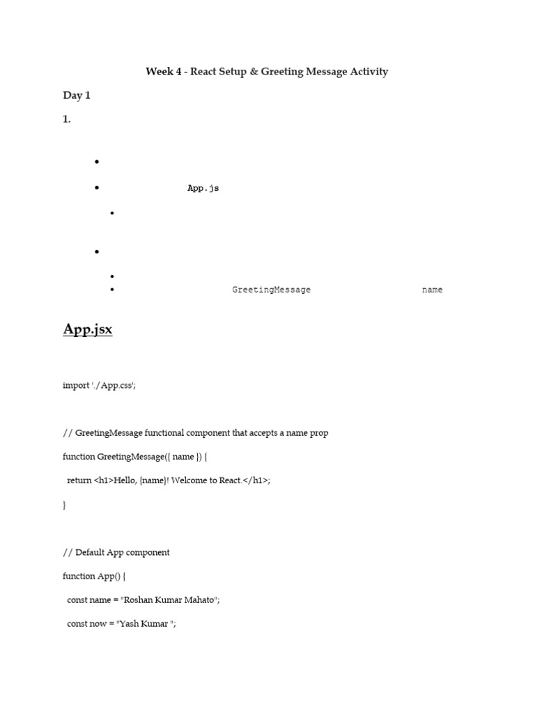 Week4 Day1 Task | PDF