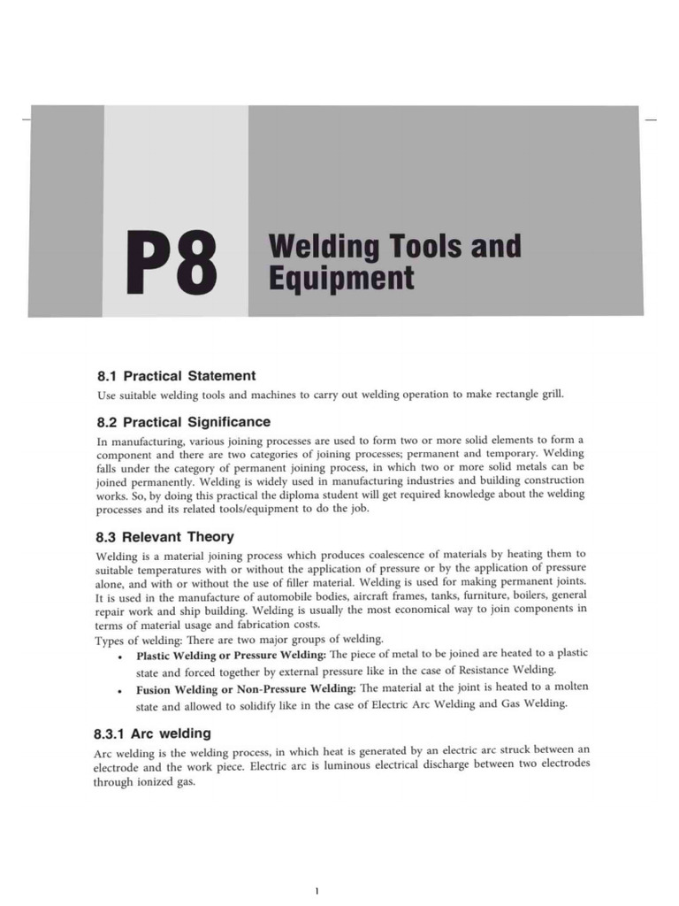 Welding Notes | PDF