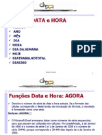 Funções Data e hora