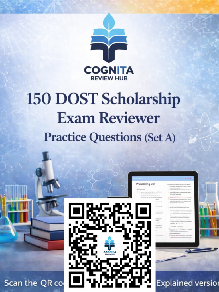 DOST-SEI Reviewer Set A (150Q) | PDF | Earth | Water
