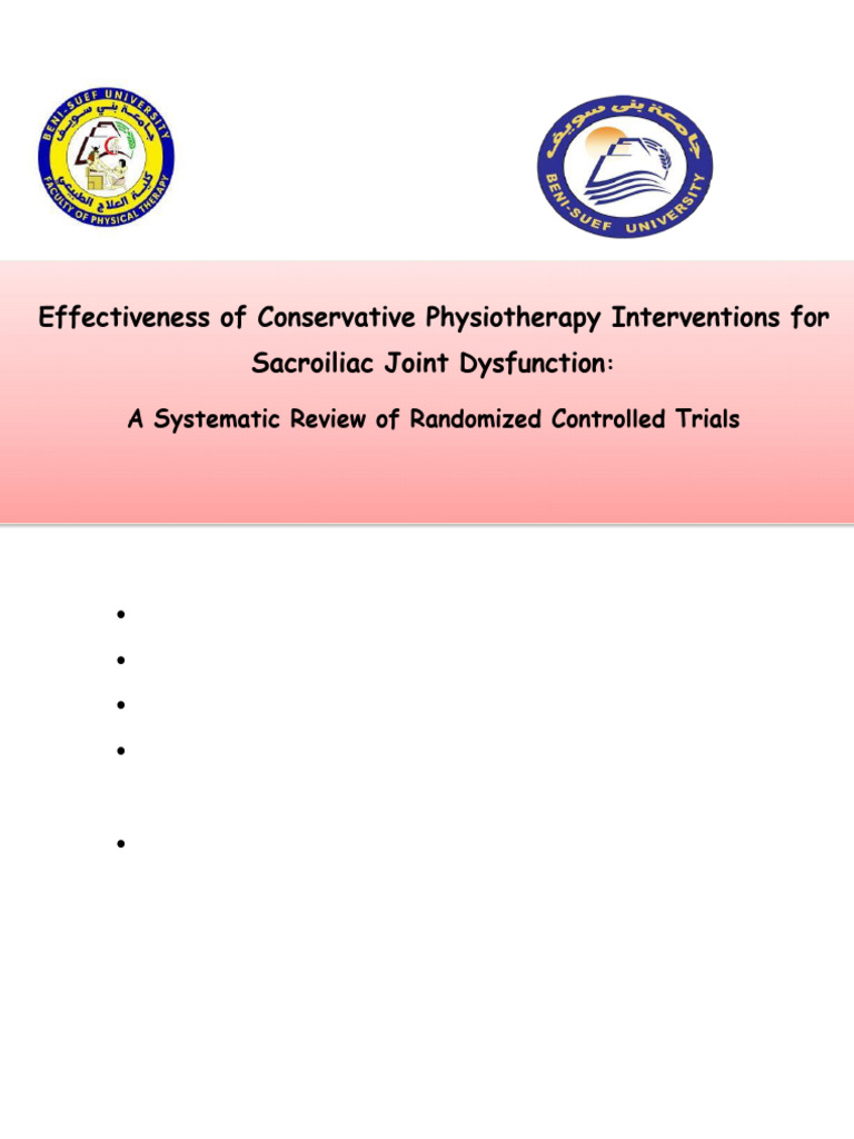The Final Si Ttt Systemic Review (4) | PDF | Randomized Controlled ...