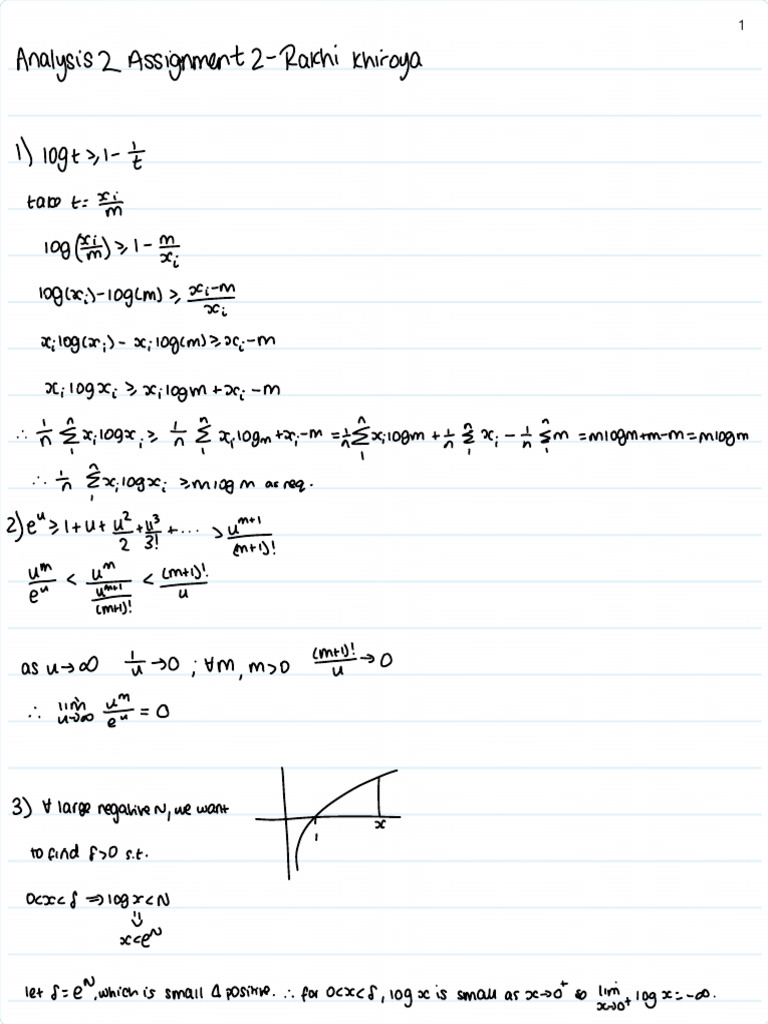 Analysis 2 Assignment 2 | PDF