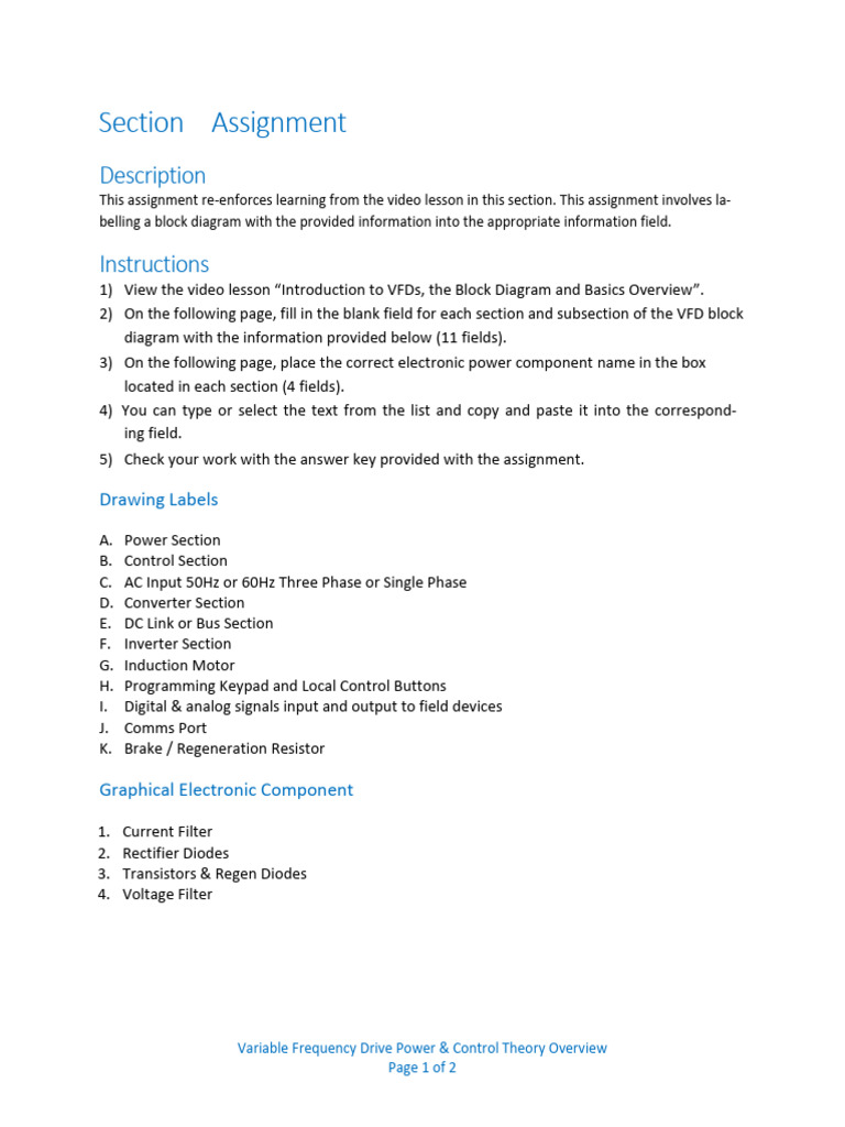 Section+2+Assignment | PDF