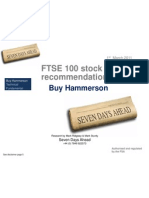 FTSE 100 Stock Recommendation 1st March Buy Hammerson