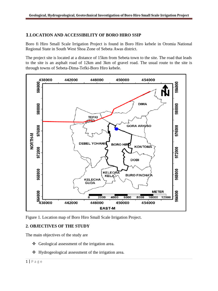 Boro Hiro Sebeta Awas SSIP Geo 2017 | PDF | Groundwater | Aquifer