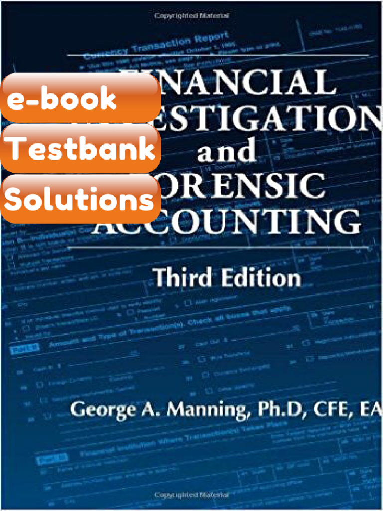 eBook & Testbank Financial Investigation and Forensic Accounting 3rd ...