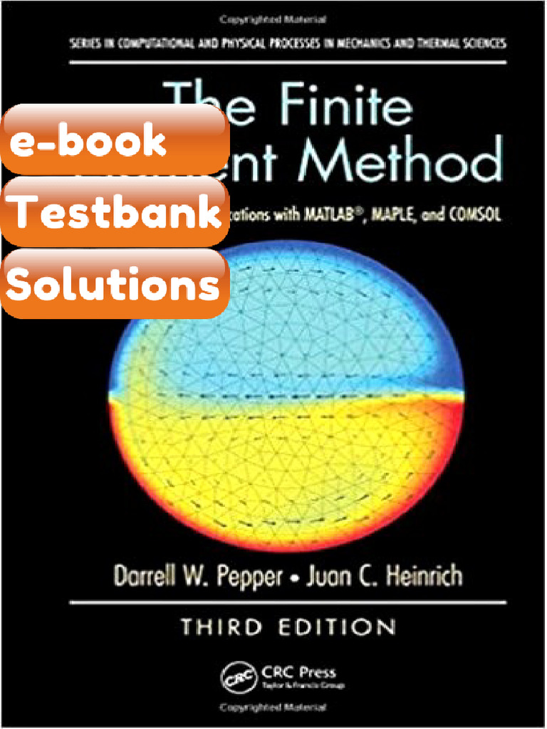 Ebook & Testbank Finite Element Method Basic Concepts and Applications ...