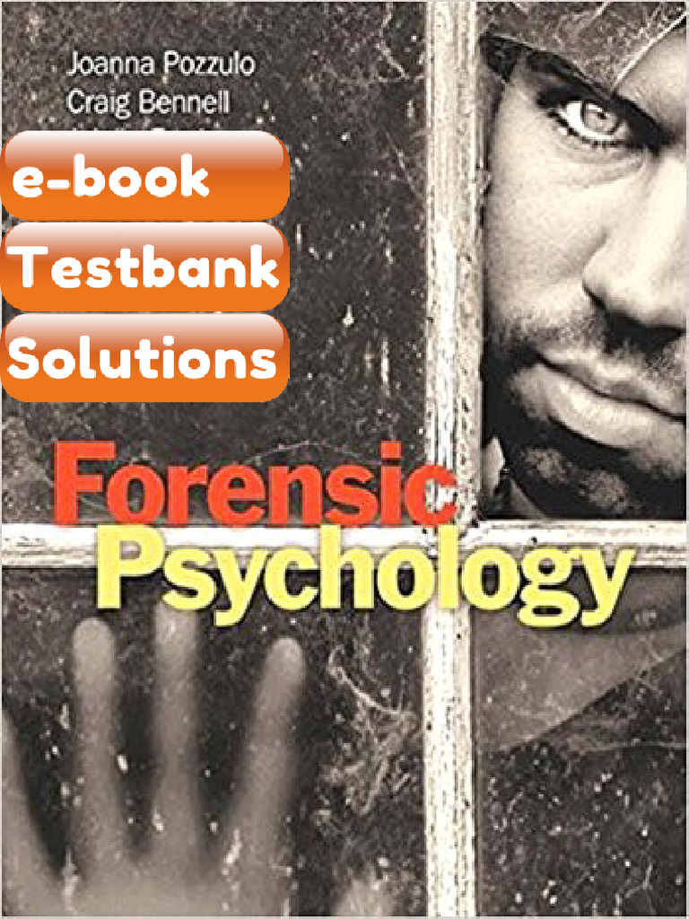 eBook & Testbank Forensic Psychology 1st Pozzulo | PDF | Subscription ...
