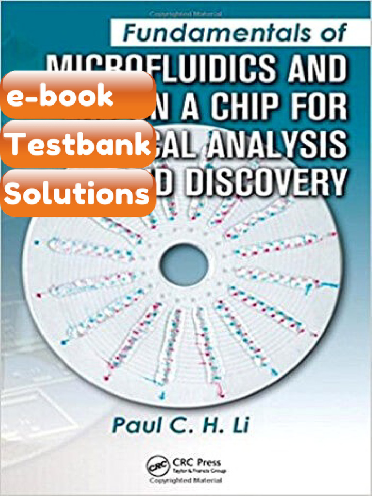 eBook & Testbank Fundamentals of Microfluidics and Lab on a Chip for ...