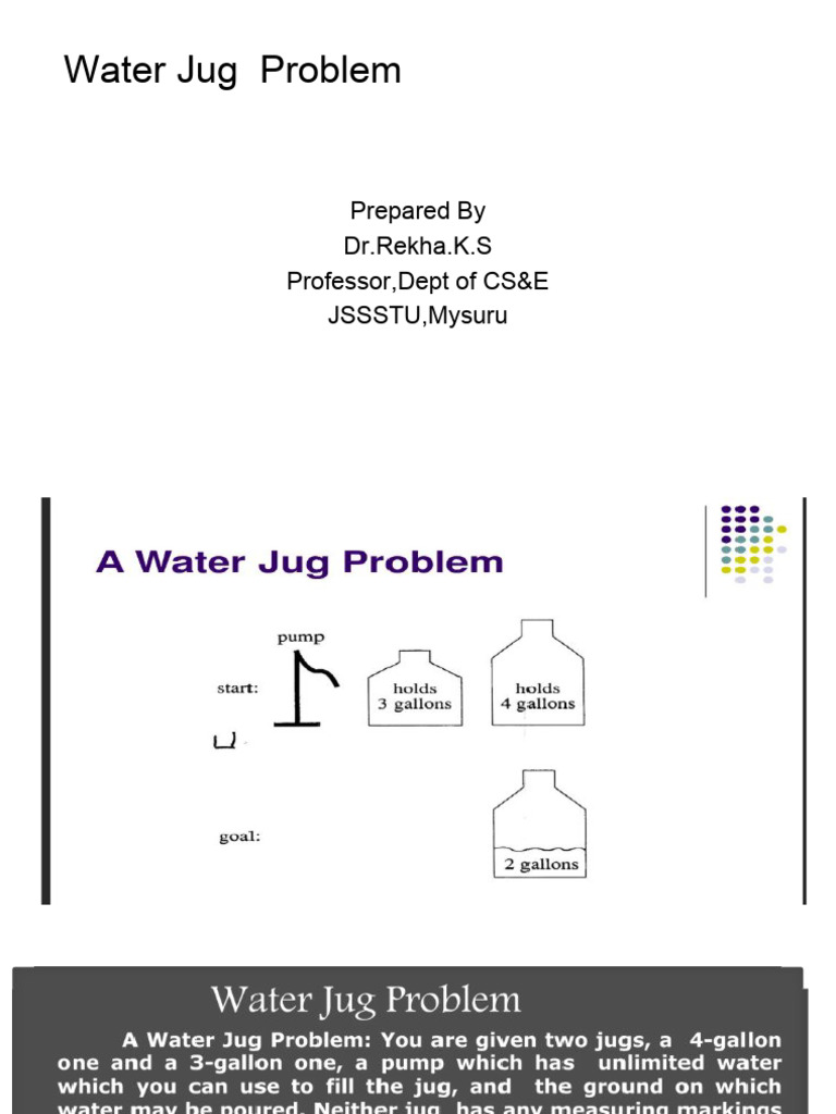 Water Jug Problem | PDF