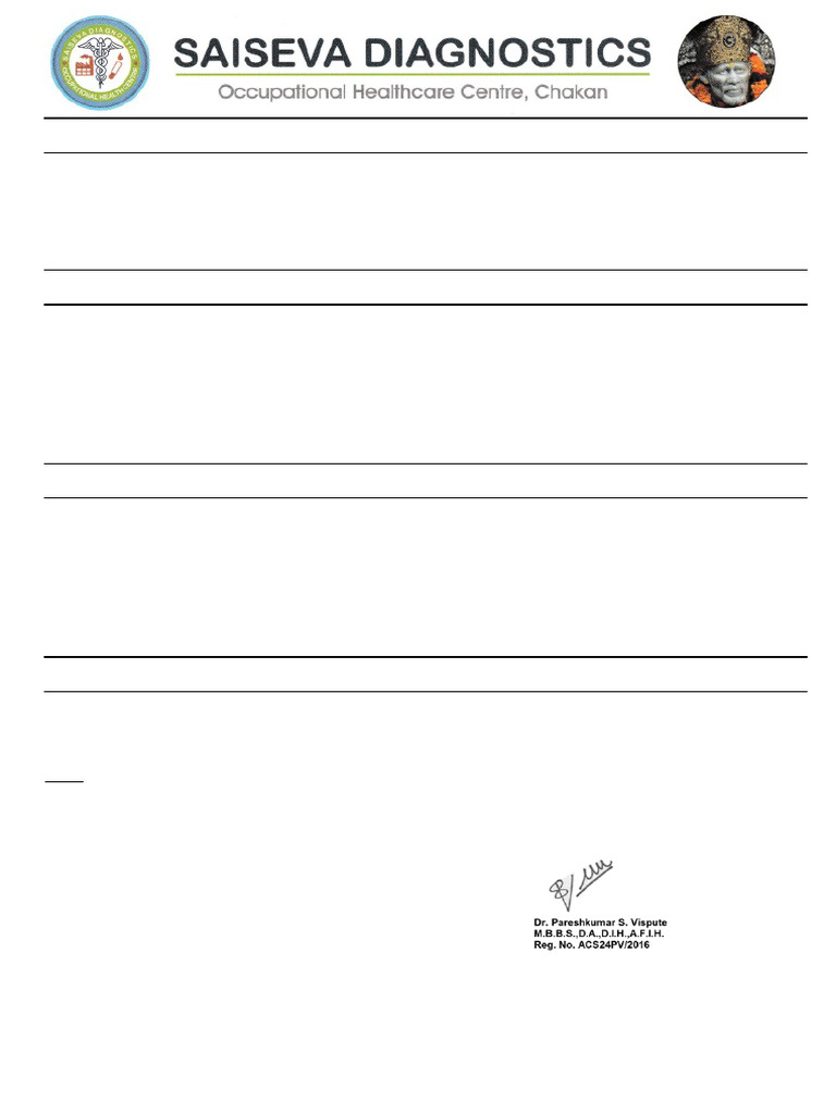 Health Report | PDF | Medical Specialties | Clinical Medicine