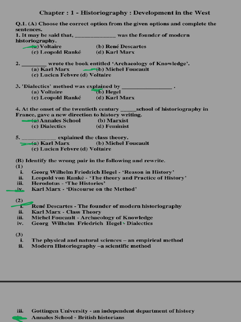 History 1m Imp Question | PDF