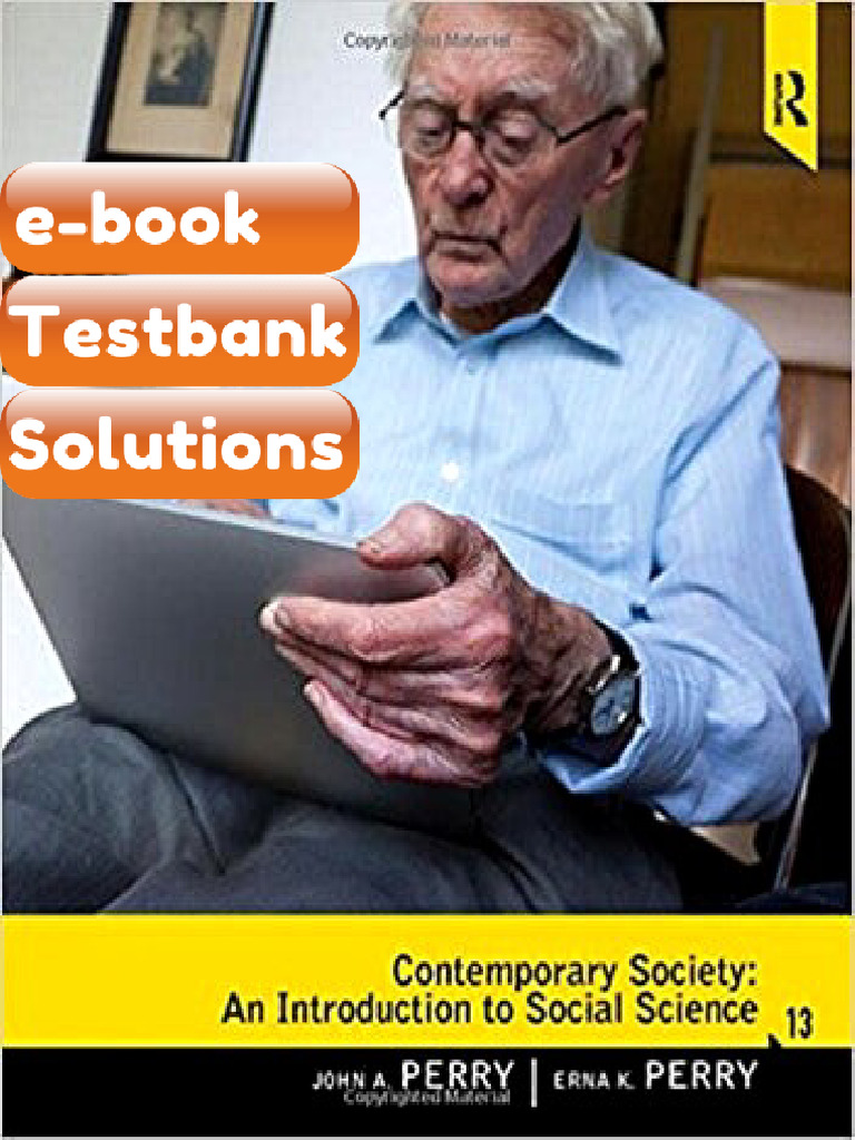 Ebook & Testbank Contemporary Society An Introduction To Social Science ...